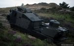 BRITISH ARMY Boden-Luft-Rakete Tracked Rapier / Surface to Air Missile Tracked Rapier