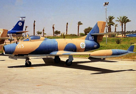 Israeli Air Force IAF Dassault MD.450 / Ouragan