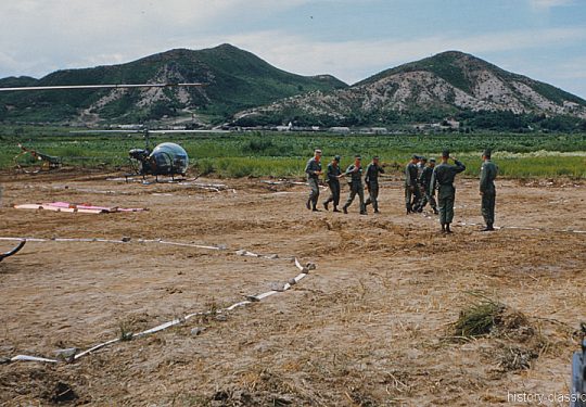USA Korea-Krieg / Korea War – Camp