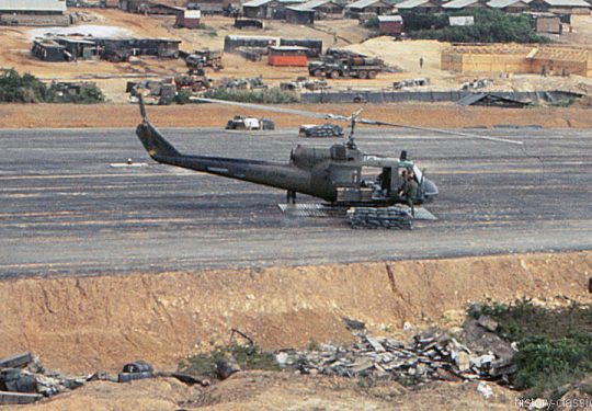 US ARMY / United States Army Bell UH-1C Gunship - Vietnam War CAMP ADAMS