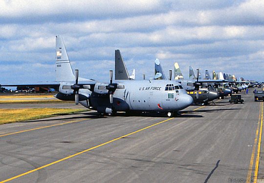 USAF United States Air Force Lockheed C-130 Hercules