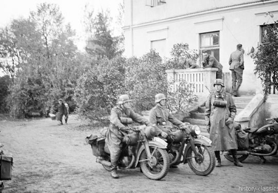 Wehrmacht Heer Motorrad Triumph BD 250