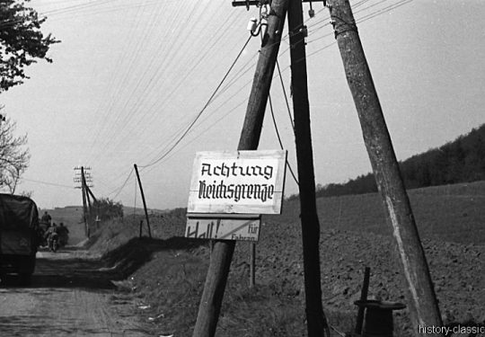 2. Weltkrieg Wehrmacht Heer Europa – Einmarsch und Besetzung Luxemburg - Grenzübertritt