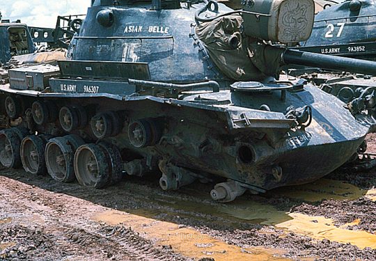 USA Vietnam-Krieg / Vietnam War - US ARMY / United States Army 18th Engineer Brigade - M48 Patton