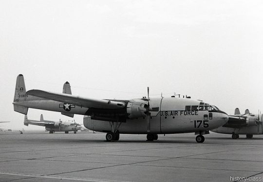 USAF United States Air Force Fairchild C-119C Flying Boxcar