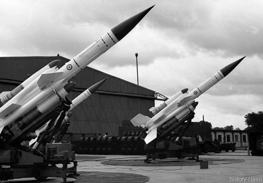 ROYAL AIR FORCE Boden-Luft-Rakete / Surface to Air Missile Bristol Bloodhound