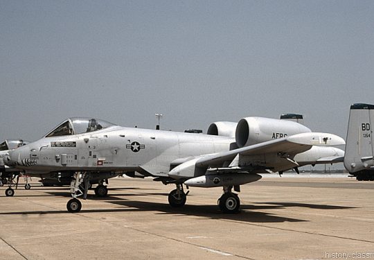 USAF United States Air Force Fairchild Republic A-10A Thunderbolt II