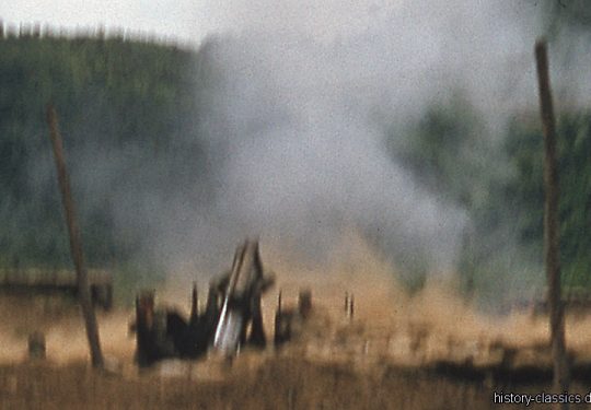 USA Korea-Krieg / Korean War - Schwere Feldhaubitze M1 240 mm / Heavy Howitzer M1 9.4 Inch Black Dragon