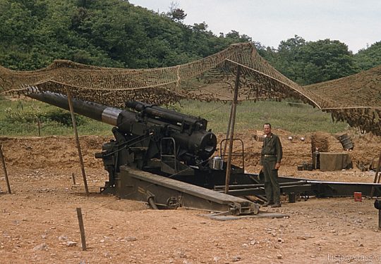 US ARMY / United States Army Schwere Feldhaubitze M1 240 mm / Heavy Howitzer M1 9.4 Inch Black Dragon - Korea-Krieg / Korean War