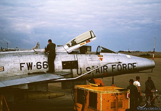 USAF United States Air Force North American F-100C Super Sabre