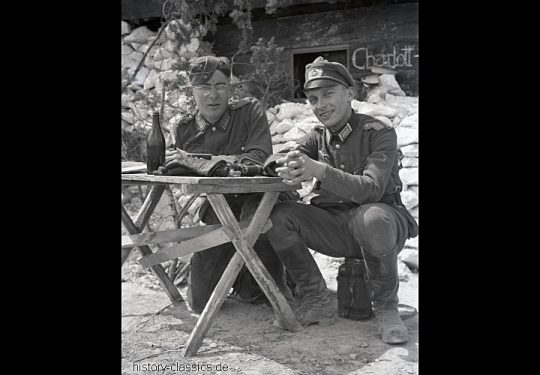 2. Weltkrieg Wehrmacht Heer – Grabenstellungen an der Ostfront