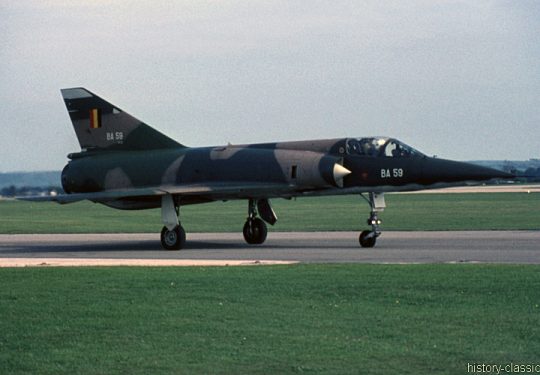 Belgische Luftwaffe / Belgian Air Force Dassault Mirage 5BA