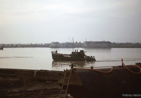 USA Vietnam-Krieg / Vietnam War - Bearcat Base - Landing Craft Landungsboote Gun Boat