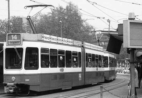 Städtische Strassenbahn Zürich Tram 2042