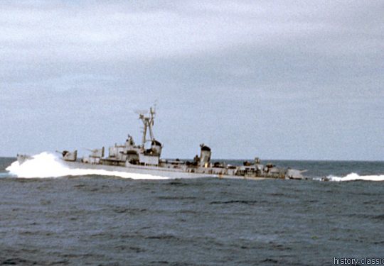 US NAVY / United States Navy Zerstörer Fletcher-Klasse / Destroyer Fletcher-Class - Korea-Krieg / Korea War
