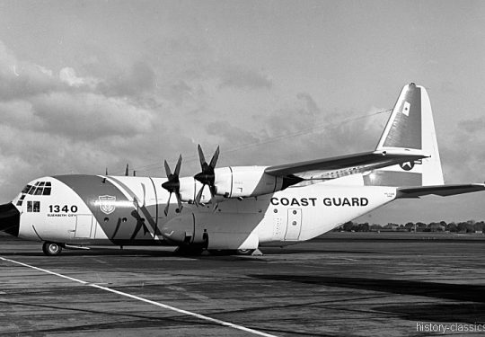 USCG US COAST GUARD Lockheed HC-130B Hercules