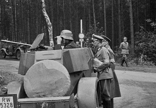 Reichswehr Heer Panzerspähwagen Kfz 13 - Münster 1935