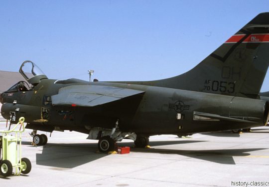 USAF United States Air Force Ling-Temco-Vought LTV A-7D Corsair II