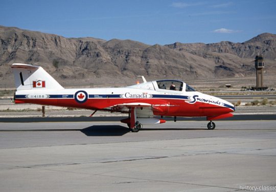RCAF Royal Canadian Air Force Canadair CT-114 - Snowbirds