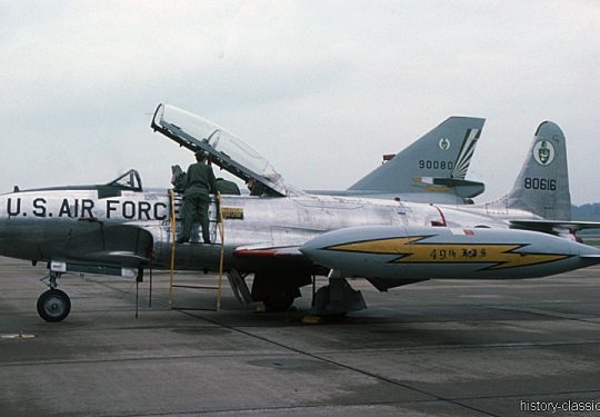 USAF United States Air Force Lockheed T-33A Shooting Star