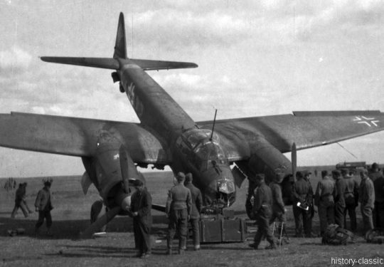 Wehrmacht Luftwaffe Junkers Ju 88 - Bruchlandung