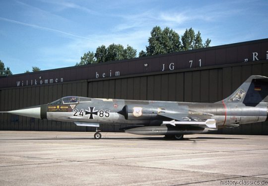 Bundeswehr Luftwaffe Lockheed F-104G Starfighter