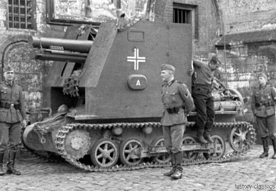 Wehrmacht Heer Sturmpanzer I / Bison I mit sIG 33 - Einmarsch und Besetzung Frankreich