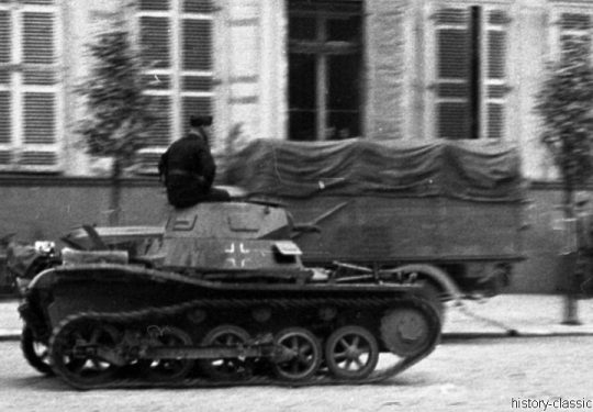 Wehrmacht Heer Panzerkampfwagen I PzKpfw I Panzer I Ausf. A - Einmarsch und Besetzung Frankreich