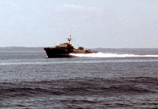 Bundesmarine Schnellboot Typ 140 Jaguar-Klasse / Federal German Navy Fast Attack Craft - P6083 Kranich