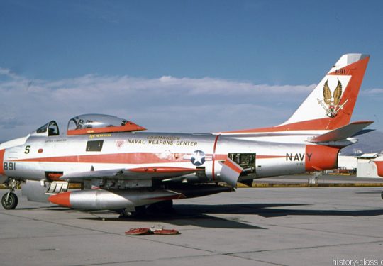 NAVY / United States Navy - NWC Naval Weapons Center North American QF-86F Sabre
