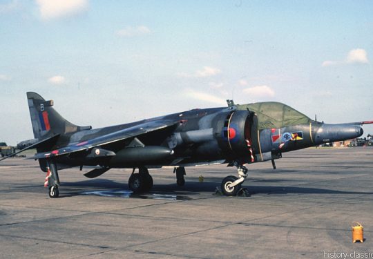 ROYAL AIR FORCE British Hawker Siddeley Harrier GR3