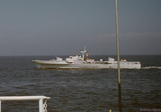 Bundesmarine Schnellboot Typ 140 Jaguar-Klasse / Federal German Navy Fast Attack Craft - P6066 Fuchs