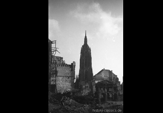 Ruinen und Wiederaufbau Frankfurt am Main 1945 bis 1949 - Frankfurter Dom