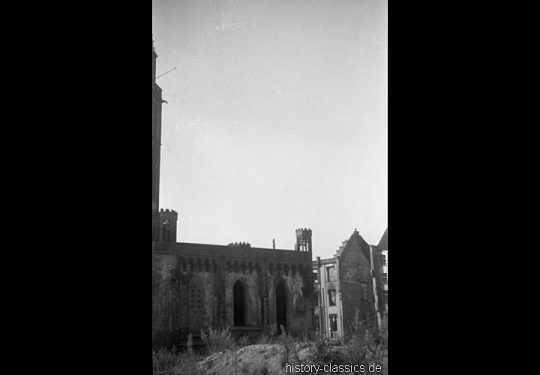 Ruinen und Wiederaufbau Frankfurt am Main 1945 bis 1949 - Nikolaikirche