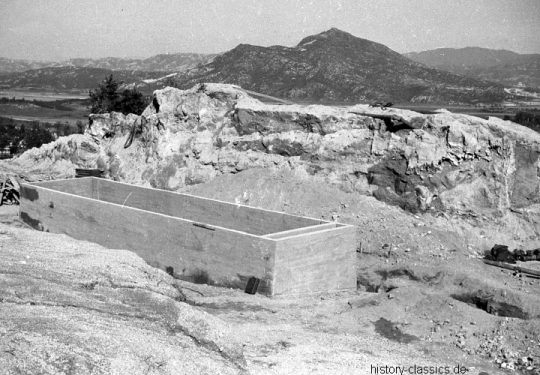 US ARMY in Süd Korea 1955 Bunkerbau - US Army in the Republic of Korea (ROK) / South Korea 1955 Bunker Construction