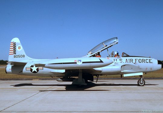 USAF United States Air Force Lockheed T-33A Shooting Star
