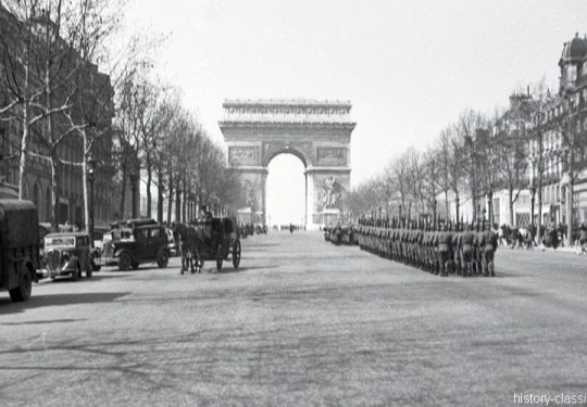 2. Weltkrieg Wehrmacht Europa – Einmarsch und Besetzung Frankreich - Paris Triumphbogen