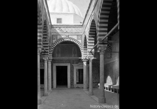 Momentaufnahmen Tunesien 1920 / Snapshots Tunesia 1920s - Große Moschee von Kairouan / The Great Mosque of Kairouan