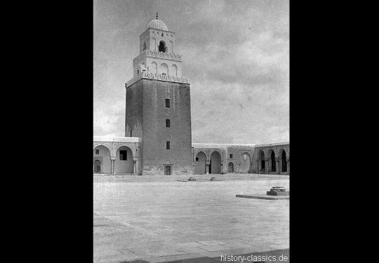 Momentaufnahmen Tunesien 1920 / Snapshots Tunesia 1920s - Große Moschee von Kairouan / The Great Mosque of Kairouan
