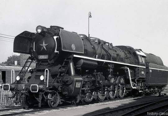 Tschechoslowakische Staatsbahnen Dampflokomotive CSD-Baureihe 498