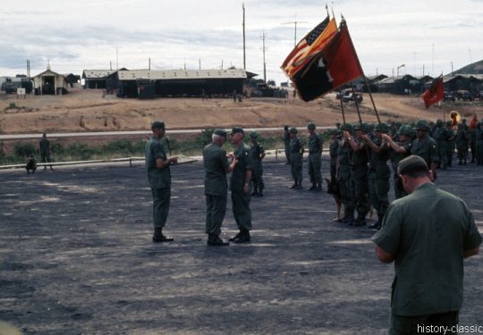 USA Vietnam-Krieg / Vietnam War - Truppenapelle / Troops Apelle