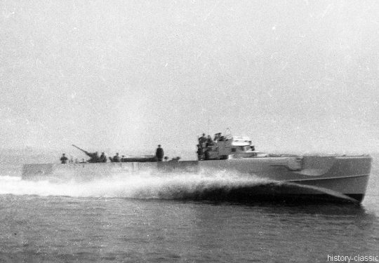 Wehrmacht Kriegsmarine Schnellboot Typ S38 mit Bofors 40 mm