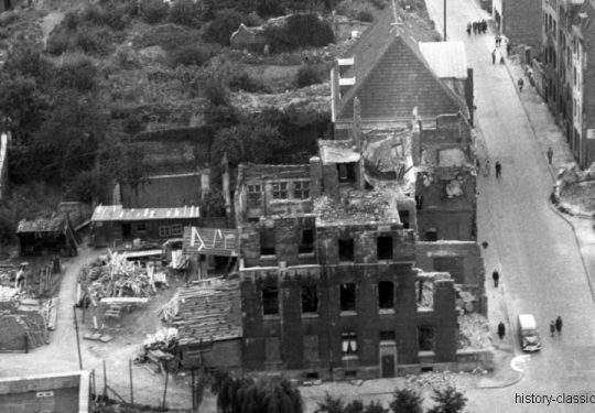 Ruinen und Wiederaufbau (Ort unbekannt) 1945 bis 1949