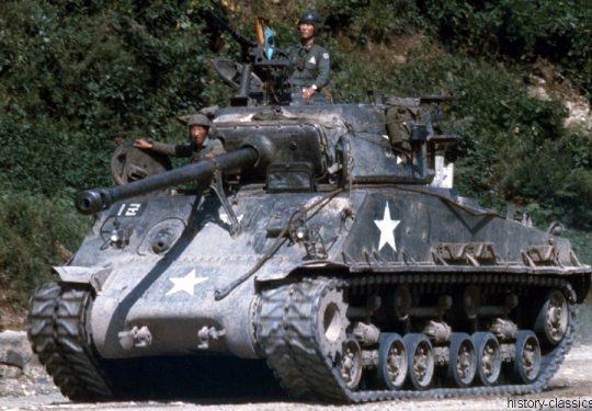 US ARMY / United States Army Kampfpanzer M4A3 Sherman - Süd Korea 60er / South Korea 60s