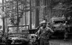 Französische Armee / French Armed Forces / Forces Armées Françaises Geländewagen Willys MB / Willys Jeep